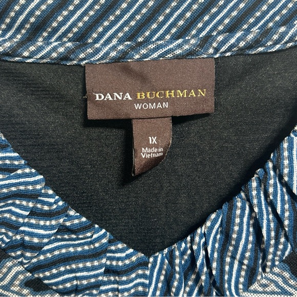 Dana Buchman Long Sleeve Blouse Size 1X - Picture 2 of 10
